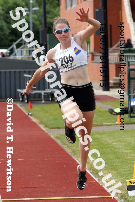 Senior womens triple jump, 2021 Northern Senior and Under-20s Champs., Leigh. Photo: David T. Hewitson/Sports for All Pics